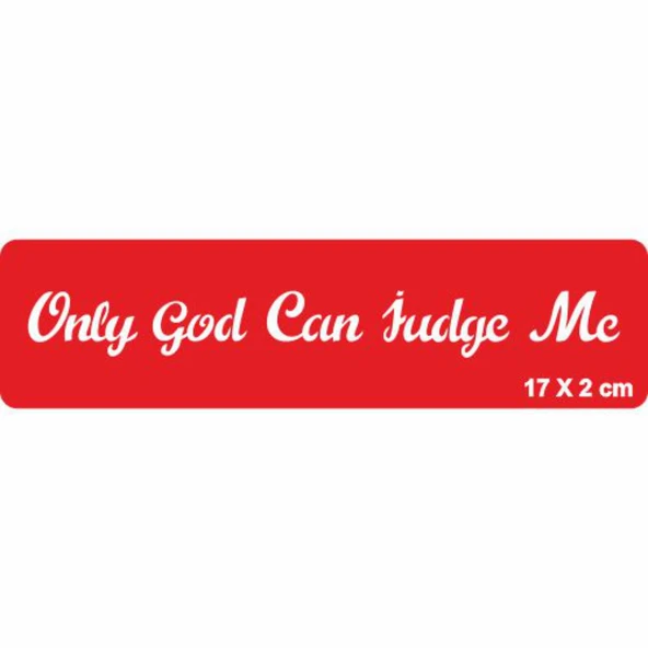 Beni Sadece Tanrı Yargılar El Yazısı Tattoo Geçici Dövme Şablonları Kına Kalıpları ürün görseli 1