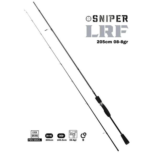 Fujin Sniper 205cm 08-8gr LRF Kamış ürün görseli