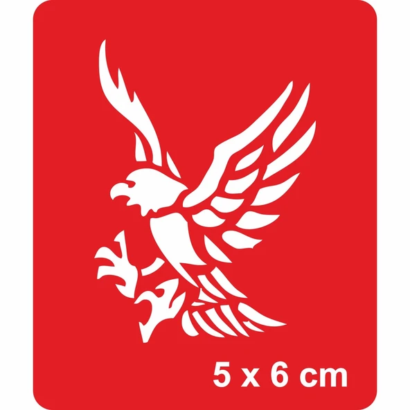 Yırtıcı Kartal Tattoo Geçici Dövme Şablonları Kına Kalıpları ürün görseli 1