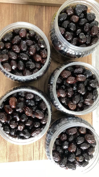 1 KG Siyah Çuval(Taş Baskı) Zeytin (Edremit - 2 Numara) - 2