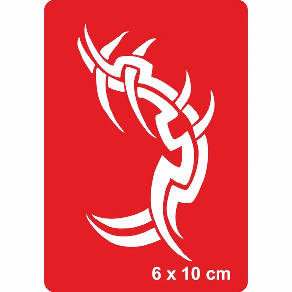 Tribal 67 Tattoo Geçici Dövme Şablonları Kına Kalıpları ürün görseli 1