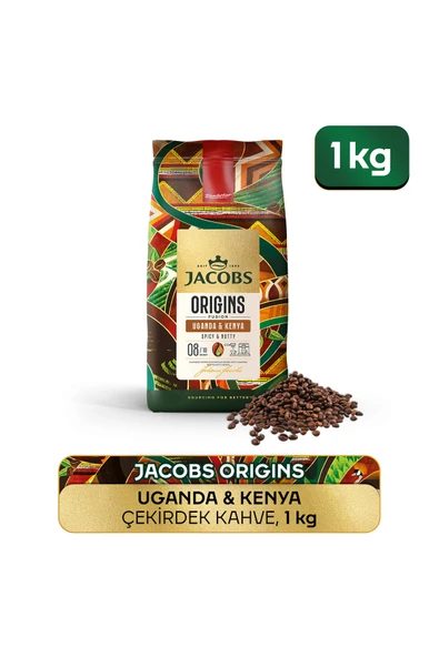 Jacobs Origins Uganda & Kenya Çekirdek Kahve 1 Kg ürün görseli