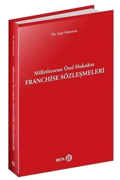 Milletlerarası Özel Hukukta Franchise Sözleşmeleri ürün görseli