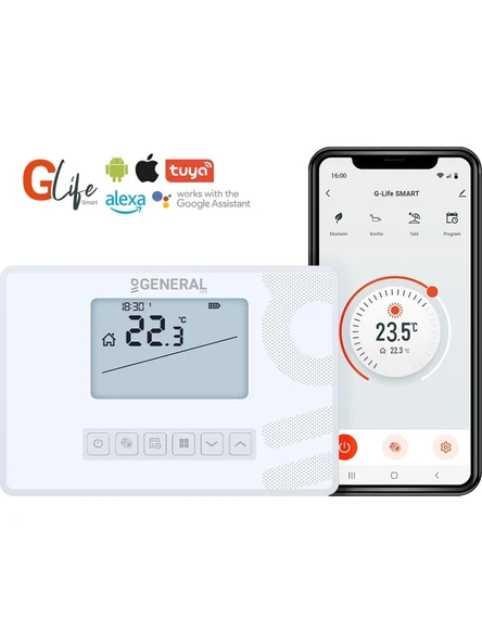 General Life HT300S Smart Kablosuz Dijital Akıllı Termostat - 7
