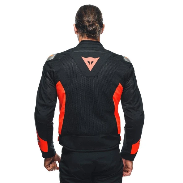 Dainese Energyca Air Black Fluo Red Tekstil Mont - Resim 7