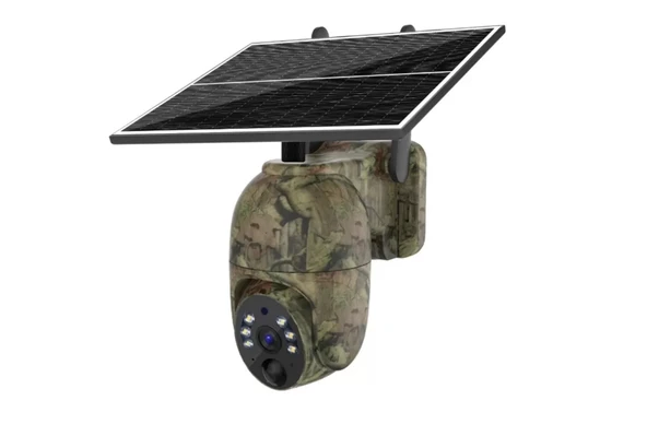 Inox-229 4g Kamuflaj 3mp Mini Ptz Solar Güneş Enerjili Güvenlik Kamerası