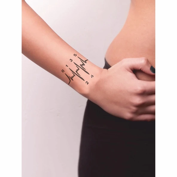 Hız Tutkusu Vites Tattoo Geçici Dövme Şablonları Kına Kalıpları - Resim 2