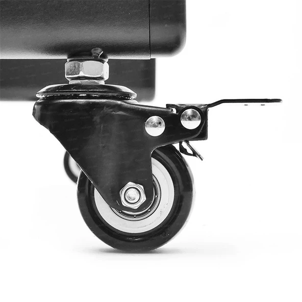 Dark Dk-AC-VS02 37"-70" TV Destekli Tekerlekli TV Sehpası - Resim 2