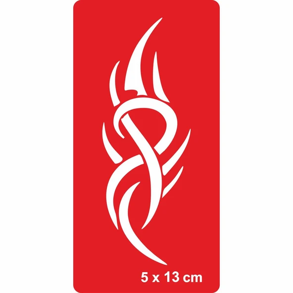 Tribal 69 Tattoo Geçici Dövme Şablonları Kına Kalıpları ürün görseli 1