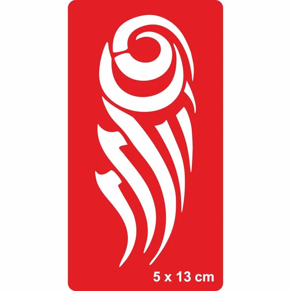 Tribal 211 Tattoo Geçici Dövme Şablonları Kına Kalıpları ürün görseli 1