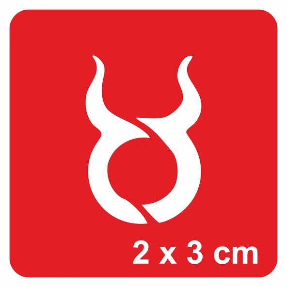 Boğa Burcu Tattoo Geçici Dövme Şablonları Kına Kalıpları ürün görseli 1