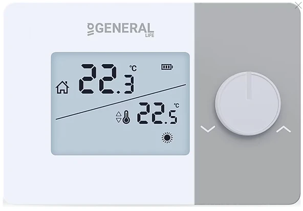 General Life Mitra 261S RF Kablosuz Dijital Oda Termostatı - 1