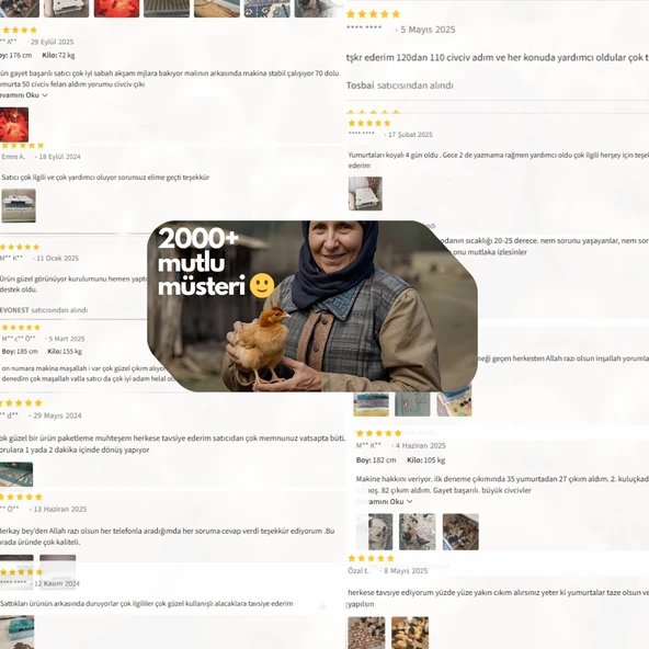 Evonest 56 Yumurtalık Kuluçka Makinesi | Turuncu Model - 7