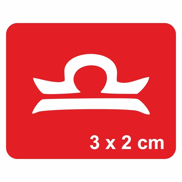 Terazi Burcu Tattoo Geçici Dövme Şablonları Kına Kalıpları ürün görseli 1