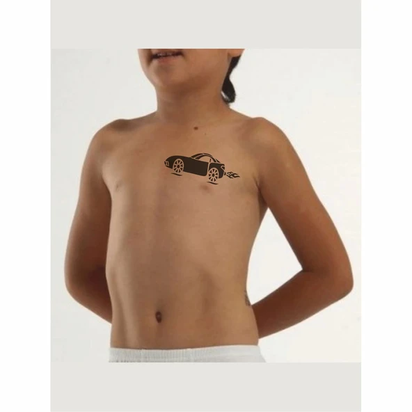 Süratli Spor Araba Tattoo Geçici Dövme Şablonları Kına Kalıpları - Resim 2