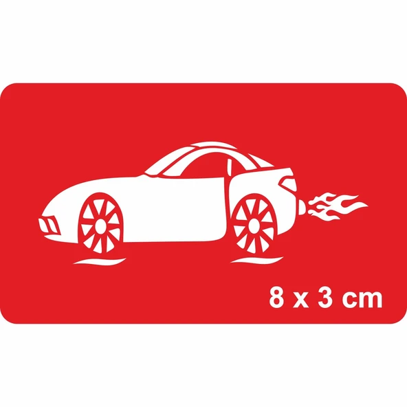 Süratli Spor Araba Tattoo Geçici Dövme Şablonları Kına Kalıpları ürün görseli 1