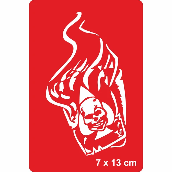 Kuru Kafa İskambil Tattoo Geçici Dövme Şablonları Kına Kalıpları ürün görseli 1