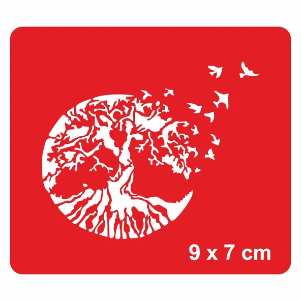 Ulu Ağaç Tattoo Geçici Dövme Şablonları Kına Kalıpları ürün görseli 1