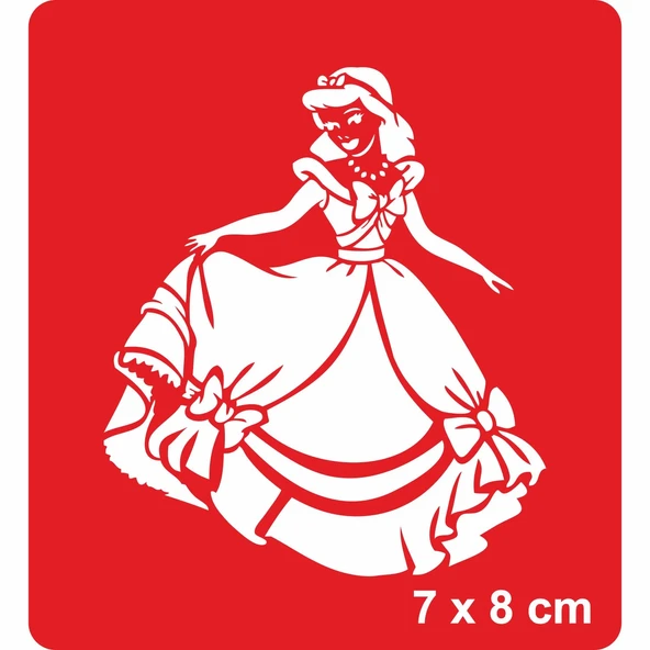 Prenses KIz Tattoo Geçici Dövme Şablonları Kına Kalıpları ürün görseli 1