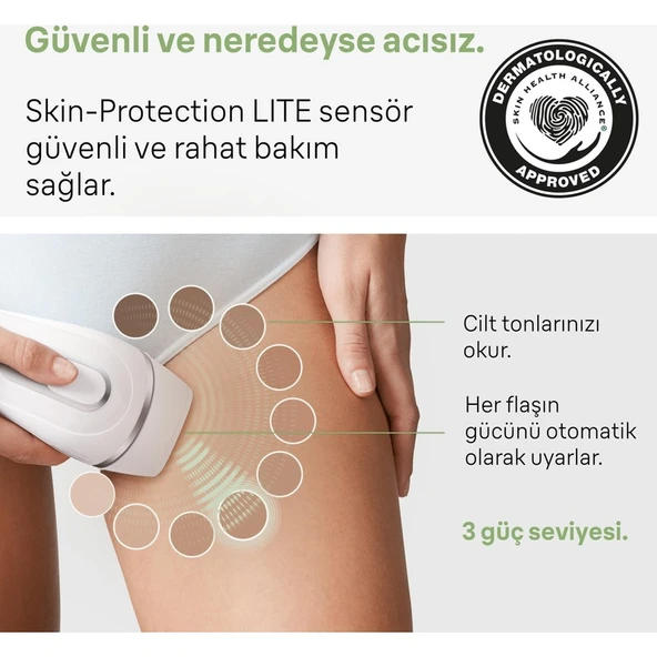 Braun Ipl Silk·expert Pro 3, Evde Tüy Alma, Çanta, Venus Tıraş Makinesi, 2 Başlık Ile, PL3132 - Resim 5