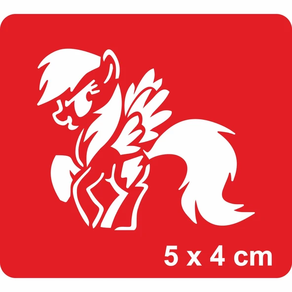 Küçük Midilli At Tattoo Geçici Dövme Şablonları Kına Kalıpları ürün görseli 1