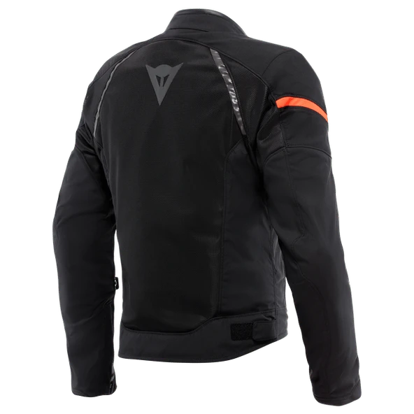 Dainese Air Frame 3 Black Red Fluo Tekstil Mont - Resim 3