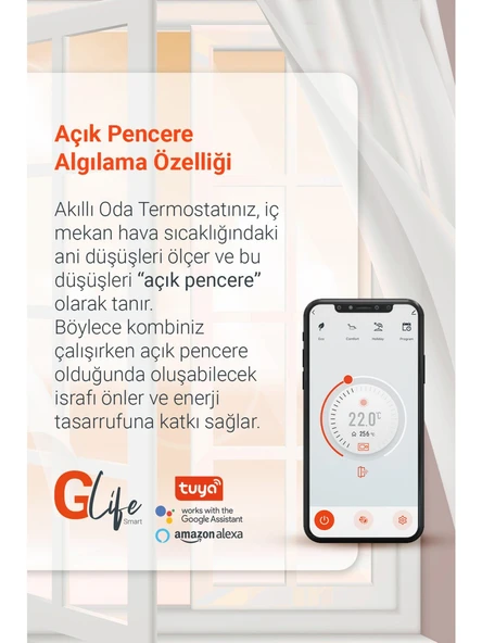 General Life HT300S Smart Kablosuz Dijital Akıllı Termostat - 4