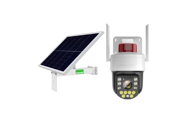 Inox-214 30x Optik Zoom 4g 3mp Ptz Solar Güneş Enerjili Güvenlik Kamerası