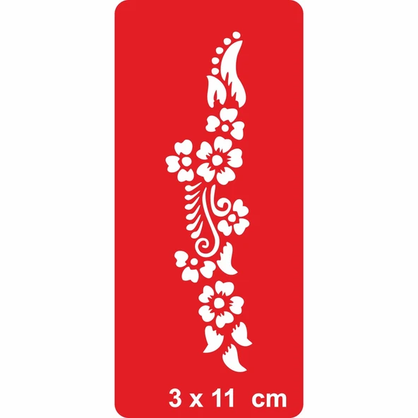 Kına Motifi 53 Tattoo Geçici Dövme Şablonları Kına Kalıpları ürün görseli 1