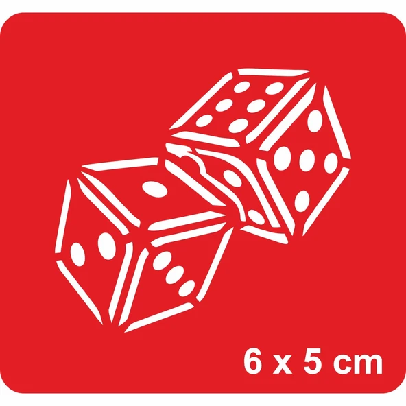 Kemik Zar  Tattoo Geçici Dövme Şablonları Kına Kalıpları ürün görseli 1