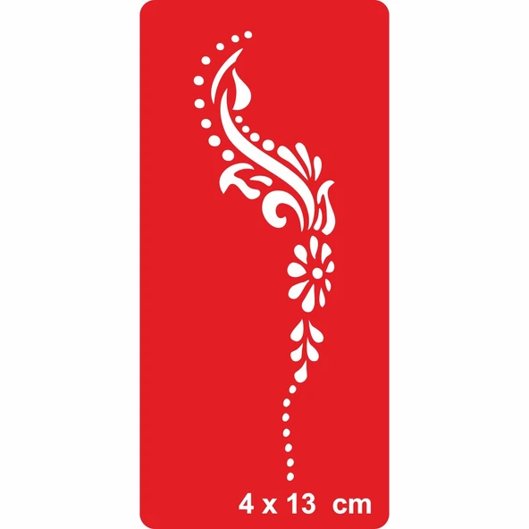 Kına Motifi 55 Tattoo Geçici Dövme Şablonları Kına Kalıpları - 1