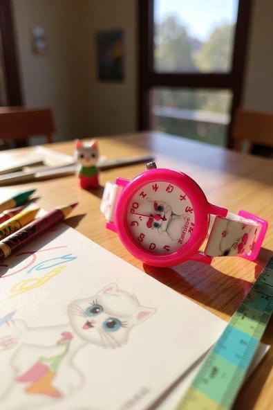 Coliseum Renkli Ve Figürlü Özel Kutulu Çocuk Kol Saati FT.CLS.CK01 - Resim 6