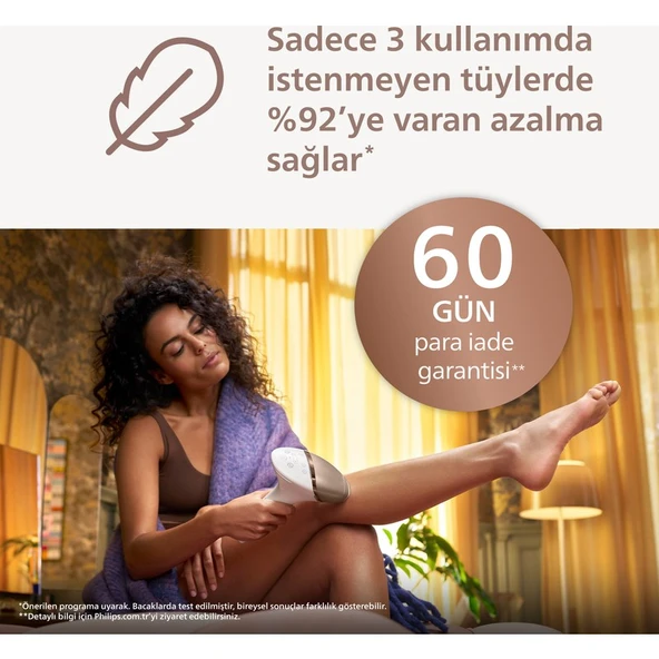 Philips Lumea BRI953/01 IPL Lazer Epilasyon Cihazı 450.000 Atım, 3 Başlık, Kablolu/Kablosuz - 7