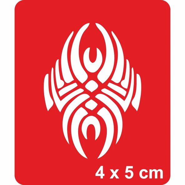 Akrep Tribal Tattoo Geçici Dövme Şablonları Kına Kalıpları ürün görseli 1