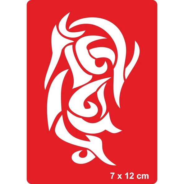 Tribal 201 Tattoo Geçici Dövme Şablonları Kına Kalıpları ürün görseli 1