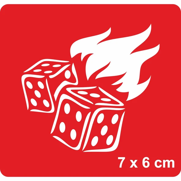 Alevli Zar Tavla  Tattoo Geçici Dövme Şablonları Kına Kalıpları ürün görseli 1