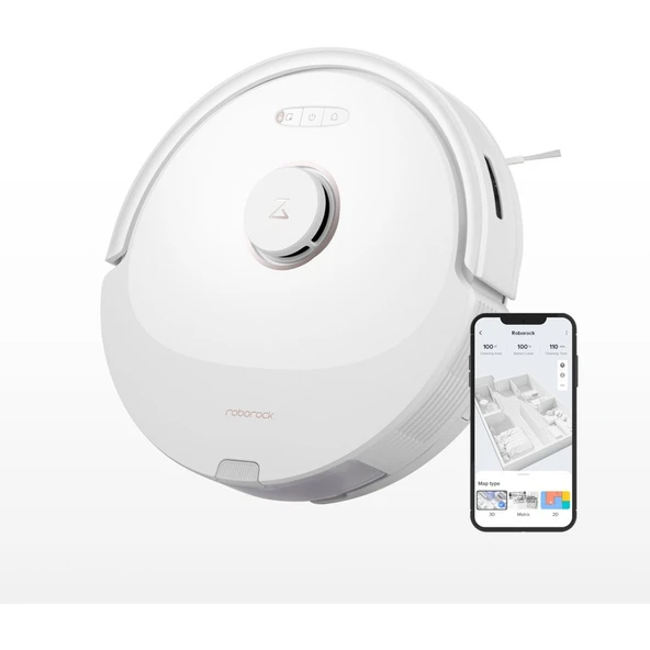 Roborock Vacuum Cleanner Q8 Max Robot Süpürge Beyaz - Resim 6