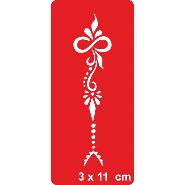 Kına Motifi 52 Tattoo Geçici Dövme Şablonları Kına Kalıpları ürün görseli 1
