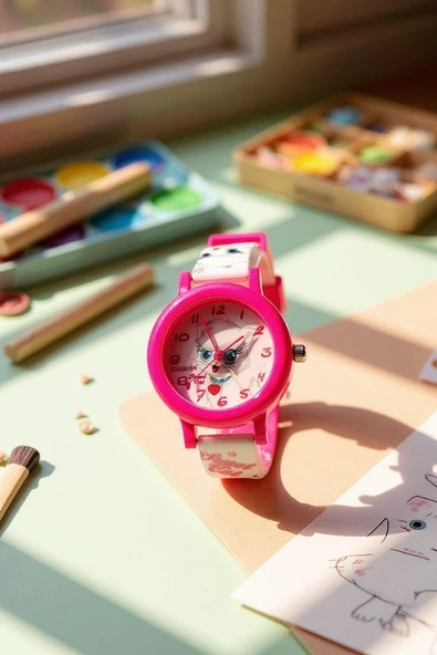 Coliseum Renkli Ve Figürlü Özel Kutulu Çocuk Kol Saati FT.CLS.CK01 - Resim 5