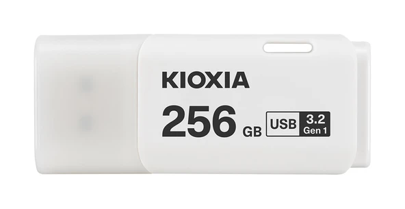 Kioxia 256GB U301 Beyaz USB 3.2 Gen 1 Flash Bellek