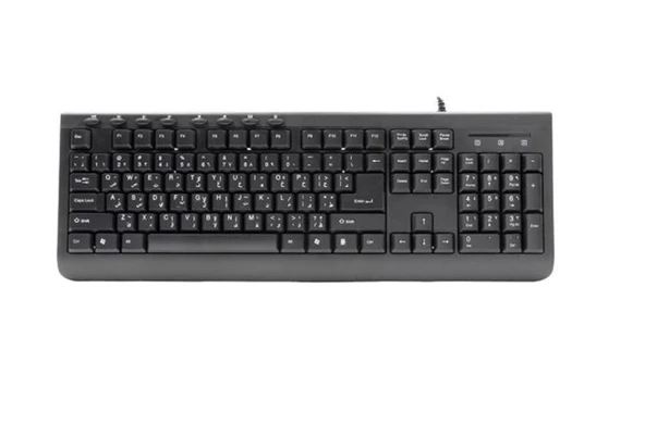 Frisby FK-204AU  Kablolu Multimedia Klavye (Arapça)