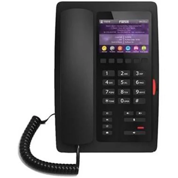 Fanvil H5 Renkli Ekran PoE Ip Masaüstü Siyah Telefon - 2