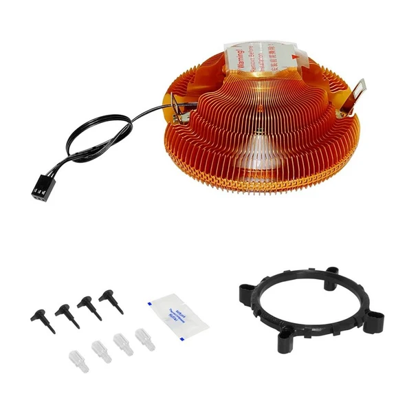 Frisby FCL-F1314C CPU Intel 1366-115x Serisi - AMD AM2-AM2+-AM3-AM4 LGA775-115x Braket SOĞUTUCU - 2