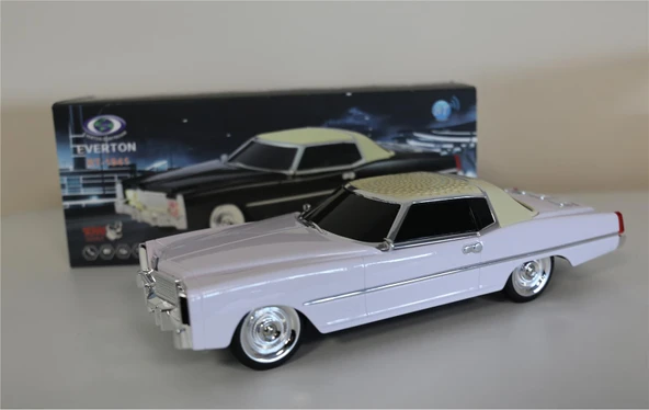 EVERTON RT-1941  Beyaz Arabalı  Bluetooth Fm-Usb-Tf-Aux Şarjlı Nostaljik Radyo - 2