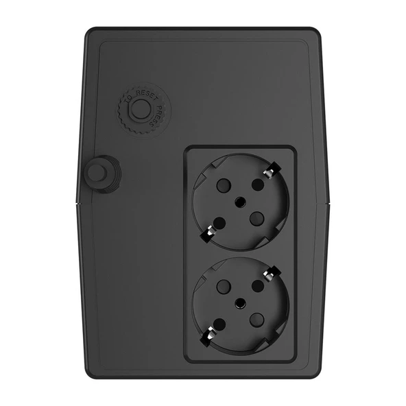 S-link MIGHT U80 800VA UPS 12V9Ah-1 480W Siyah Line-Interactive Kesintisiz UPS Güç Kaynağı - 2