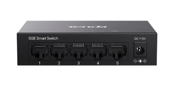 Tenda TEG2205D 5 Port 10-100-1000 Switch Cloud Yönetilebilir Çelik Kasa Switch