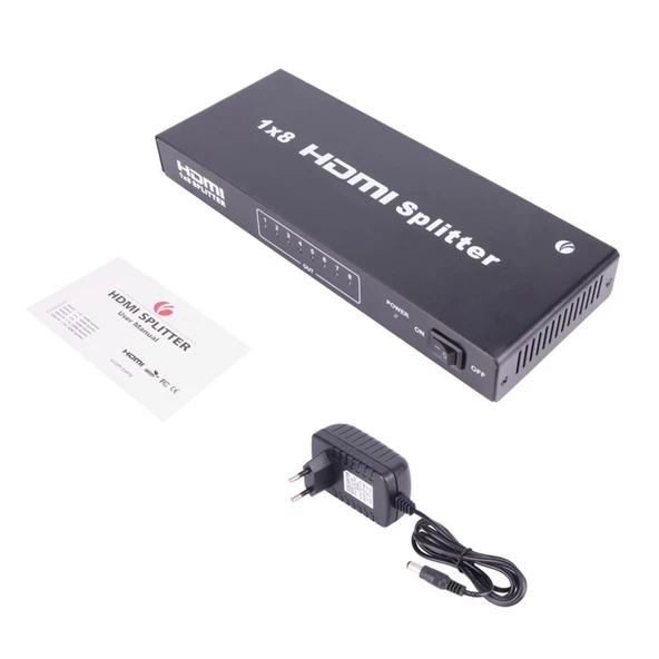 Vcom DD418A 1-8 Port 1.4V 3D Metal Hdmi Splitter - 2