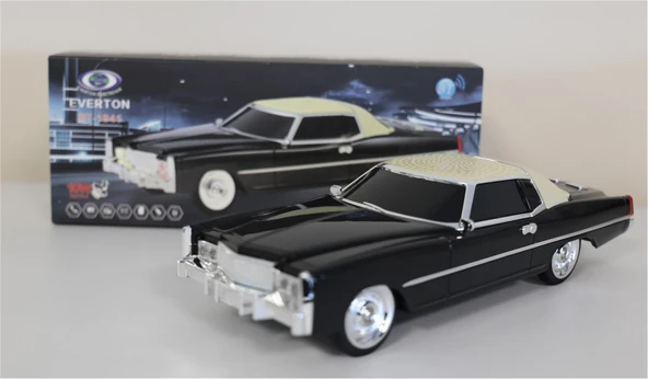 EVERTON RT-1941 Siyah Arabalı  Bluetooth Fm-Usb-Tf-Aux Şarjlı Nostaljik Radyo