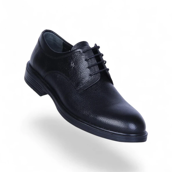 Censay 320 Siyah Zigana Kauçuk %Deri Erkek Klasik Ayakkabı ürün görseli