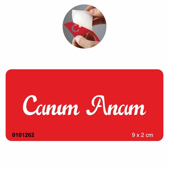 Canım Anam  Tattoo Geçici Dövme Şablonları Kına Kalıpları ürün görseli 1